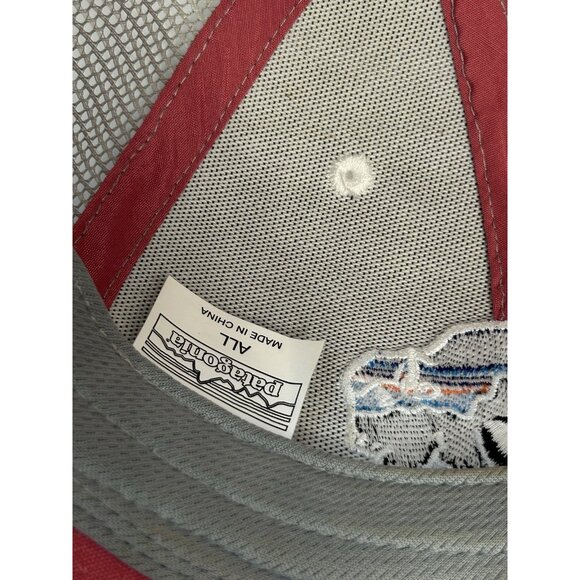 Patagonia Fitz Roy Bison Baseball Cap Hat Womens OS Multicolor Mesh Snapback